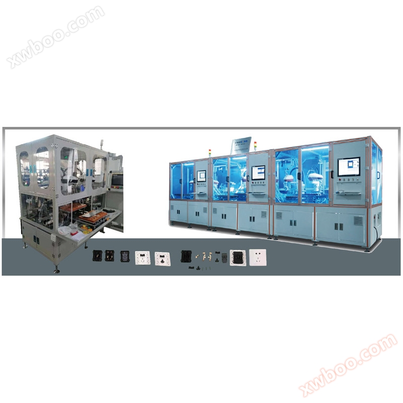 Equipamento de montagem automática de tomadas de comutação